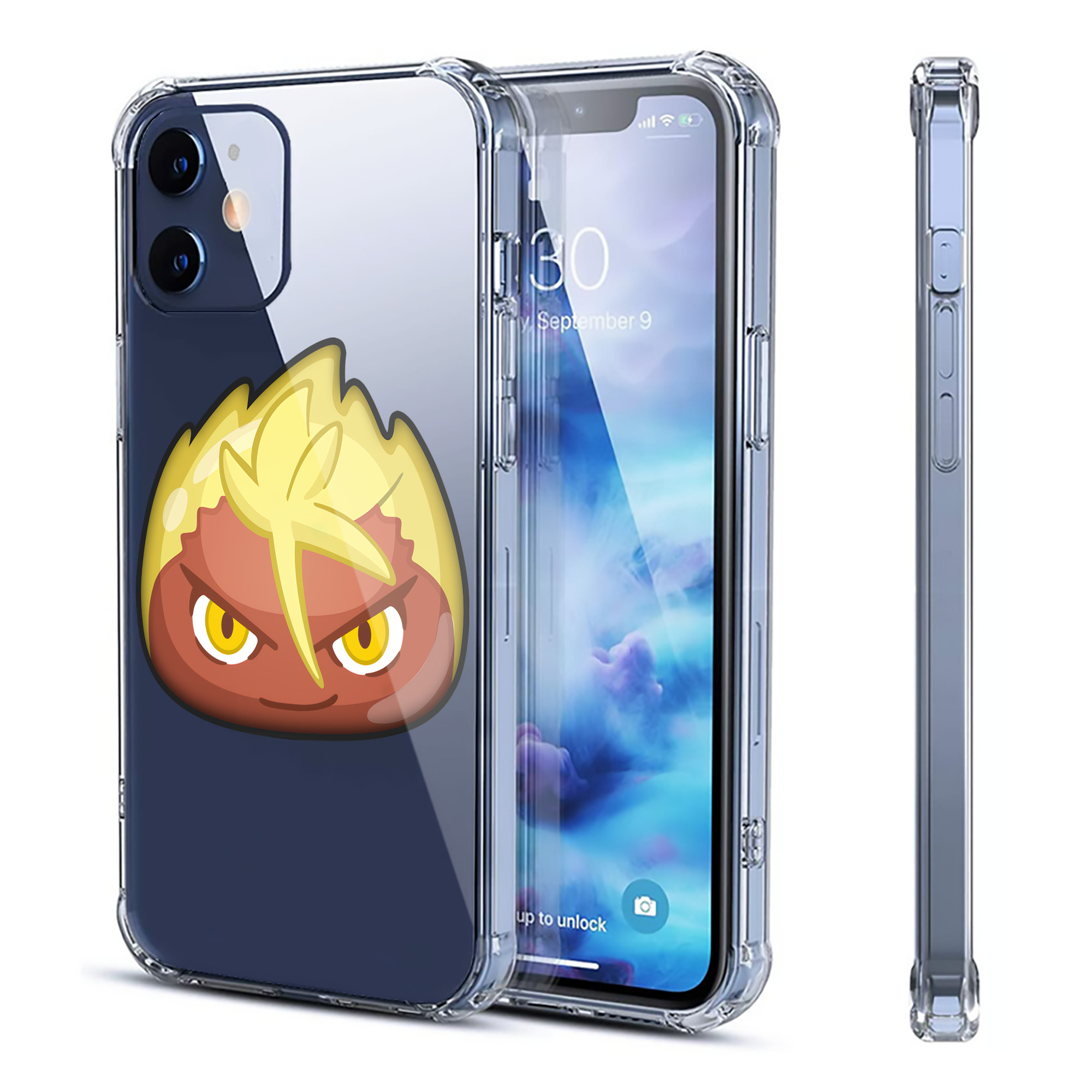 （画像用） 妖怪ウォッチ Yo-kai Watch 【iPhone 12シリーズ対応】透明スマホケース（クリアソフトケース）